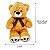 Urso de Pelúcia Grande Cor Caramelo Maple Fizzy Toys Macio e Fofo para Presentear ou Decorar - Imagem 6