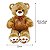 Urso de Pelúcia Grande Fizzy Toys Cor Chocolate Mokko - Imagem 6