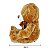 Urso de Pelúcia Grande Fizzy Toys Cor Chocolate Mokko - Imagem 5