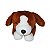 Cachorro de Pelúcia Deitado Marrom Caramelo Kai Fizzy Toys Macio e Fofo para Presentear - Imagem 3