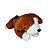 Cachorro de Pelúcia Deitado Marrom Caramelo Kai Fizzy Toys Macio e Fofo para Presentear - Imagem 2