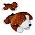 Cachorro de Pelúcia Deitado Marrom Caramelo Kai Fizzy Toys Macio e Fofo para Presentear - Imagem 1