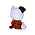 Cachorro de Pelúcia Sentado Fizzy Toys Branco/Marrom Jax - Imagem 5