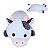 Vaca de Pelúcia Fizzy Toys Formato Almofada Plush Branco - Imagem 1