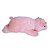 Porco de Pelúcia Fizzy Toys Formato Almofada Plush Rosa - Imagem 5
