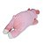 Porco de Pelúcia Fizzy Toys Formato Almofada Plush Rosa - Imagem 6