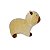 Capivara de Pelúcia Plush Fizzy Toys Bege Capilú - Imagem 5