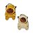 2 Capivaras de Pelúcia Com Chaveiro Fizzy Toys Teca e Capi - Imagem 3