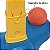 Brinquedo Infantil Cestinha de Basquete Com Som e Luz Space Jam EBN Kids - Imagem 5
