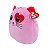 Bicho de Pelúcia Squishy Beanies Ty Toyng Gatinha Rosa Flirt - Imagem 3