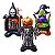 Kit 3 Balões Metalizados  Decoração Halloween Ceifador - Imagem 1