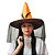 Chapéu de Bruxa Laranja PI4709 Pica Pau – Acessório para Fantasia de Halloween Infantil ou Adulto com Estilo Divertido - Imagem 5