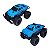 Carrinho de Controle Remoto Off-Road Ranger Azul Pica Pau – Brinquedo de Aventura com Estilo Jipe e Rodas Grandes - Imagem 5