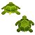 Tartaruga Marinha de Pelúcia Fofy Toys Verde Antialergico - Imagem 3
