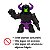 Boneco Elástico Goo Jit Zu Stretch Strikers Que Estica 3x o Tamanho e Volta ao Normal Black Knight - Imagem 3