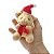 Chaveiro de Pelúcia Ursinho Natal para Decoração e Presente - Material Macio e Detalhes Festivos - Imagem 2