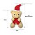 Chaveiro de Pelúcia Ursinho Natal para Decoração e Presente - Material Macio e Detalhes Festivos - Imagem 5