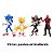 Kit 4 Bonecos Sonic 3 - Sonic, Tails, Shadow e Robotnik com Detalhes e Articulações Realistas - Imagem 2