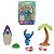 Boneco Stitch Surfe com Cenário Tropical e Acessórios – Leve a Magia de Lilo e Stitch para Casa - Imagem 1