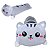 Almofada de Pelúcia Gatinho 75cm Ideal para Descanso e Abraços e Tecido Hipoalergênico Nick - Imagem 1