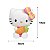Hello Kitty Pelúcia Segurando Cenoura - Presente Perfeito para Fãs e Colecionadores da Personagem! - Imagem 4