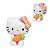 Hello Kitty Pelúcia Segurando Cenoura - Presente Perfeito para Fãs e Colecionadores da Personagem! - Imagem 1