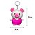 12 Pelúcias Porquinho Pequeno - Design Encantador, Macio e com Corrente Resistente para Diversos Usos Pinky - Imagem 5