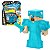 Boneco Estica Goo Jit Zu Minecraft Steve – Textura Squishy e peça escondida! - Imagem 1