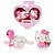 Kit 2 Figuras Hello Kitty & Cinnamoroll – Edição Romântica, Presente Perfeito para Fãs Sanrio - Imagem 1