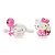 Kit 2 Figuras Hello Kitty & Cinnamoroll – Edição Romântica, Presente Perfeito para Fãs Sanrio - Imagem 2