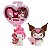 Kit 2 Figuras My Melody & Kuromi – Edição Romântica, Presente Perfeito para Fãs Sanrio - Imagem 1