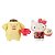 Kit 2 Figuras Hello Kitty & Pompompurin – Edição Romântica, Presente Perfeito para Fãs Sanrio - Imagem 2