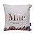 Almofada Veludo 40x40 Zona Criativa Mãe Garden | Presente Especial com Estampa Floral, Toque Macio e Design Afetivo para o Dia das Mães - Imagem 1