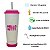 Copo Térmico Zona Criativa Hello Kitty 850ml – Aço Inox, Tampa Segura e Canudo - Imagem 2