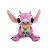 Angel de Pelúcia Rosa com Scrump – Pelúcia Original Disney Fun, Perfeita para Presentear ou Colecionar - Imagem 1