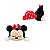 Mini Pelúcia Clipon Minnie Mouse 13cm – Versão Fofa e Oficial da Disney com Gancho - Imagem 1