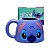 Caneca Stitch Zona Criativa Disney 450ml – Licenciada, com Formato e Estampa Exclusiva - Imagem 1