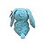 Ty Beanie Bellies Skippy – Coelho Azul de Pelúcia com Pintinhas Coloridas 15cm - Imagem 4