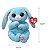 Ty Beanie Bellies Skippy – Coelho Azul de Pelúcia com Pintinhas Coloridas 15cm - Imagem 5