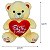 Urso de Pelúcia Creme 45cm com Coração Vermelho – Diga Eu Te Amo com Estilo Melito - Imagem 7