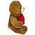 Urso de Pelúcia Creme 45cm com Coração Vermelho – Diga Eu Te Amo com Estilo Chocolito - Imagem 4