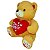 Urso de Pelúcia Creme 45cm com Coração Vermelho – Diga Eu Te Amo com Estilo Kindy - Imagem 3