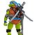 TMNT Leonardo Boneco Articulado Mix'n Match Sunny Brinquedos Oficial - Imagem 5
