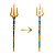 Tridente Rei Tritão com Iluminação e Som – 91cm de Diversão no Estilo Disney - Imagem 2