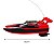 Lancha de Controle Remoto com Controle Completo – Super Boat com 2 Hélices e Design Vermelho/Preto - Imagem 7