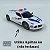 Carro Polícia Esportivo com Controle Remoto 4 Direções – Brinquedo Infantil com Luzes – 26cm - Imagem 4