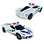 Carro Polícia Esportivo com Controle Remoto 4 Direções – Brinquedo Infantil com Luzes – 26cm - Imagem 3