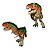 Figura de Dinossauro Realista T-Rex 20cm DinoMania Pica-Pau Brinquedo Colecionável Infantil - Imagem 2