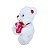 Urso de Pelúcia com Frase Amo Você – 33cm, 3 Corações, Macio e Perfeito para Presentear - Imagem 3