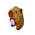 Capivara de Pelúcia com Sorvete Rosa – Presente Criativo e Colecionável de 25cm - Imagem 2